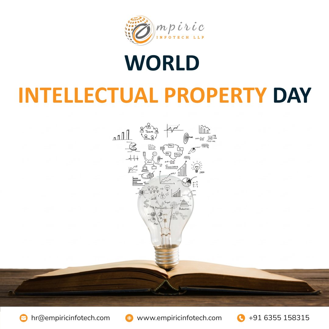empiricinfotech's tweet image. On World Intellectual Property Day, Empiric Infotech celebrates the power of creativity, originality, and technology that shape a smarter future. Let’s continue building, protecting, and inspiring ideas that make a difference.
#WorldIntellectualPropertyDay #Innovation #Creativity