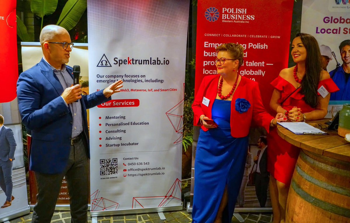 spektrumlab's tweet image. Big thanks to the organisers, the Consul General, and everyone who made the evening so memorable.

Looking forward to future events and deeper engagement with the Polish Business Western Australia Inc. community.

#BusinessCommunity #Networking #WesternAustralia #Korneluk