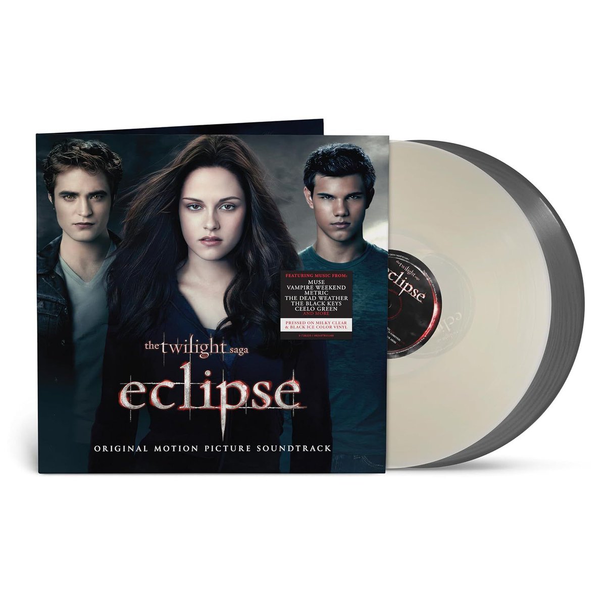 Vinyl_Bargains's tweet image. The Twilight Saga: Eclipse (Milky Clear &amp;amp; Black Ice Color) $19.53 
amzn.to/4cwW6dH 

#vinyl #vinylrecords