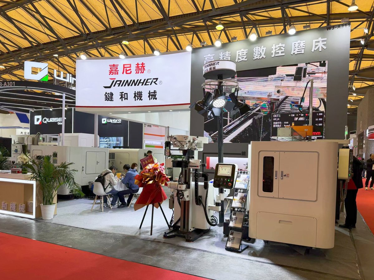 JainnherM's tweet image. We’re at #CCMT2026 booth W3-A311 showing exactly how #JAINNHER helps you overcome #precision #machining challenges .
 
Dates: April 21 – April 25
Location: : Shanghai New International Expo Centre (SNIEC)
Visiting Hours: 09:00 – 17:30

See you at #CCMT2026 😄

#grinding #grinder