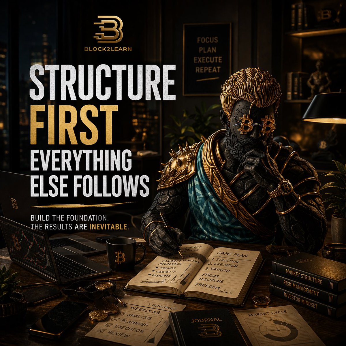 O4SI5's tweet image. Good Morning ☀️

Without structure, everything breaks over time.
With structure, everything compounds.

Start building it:
block2learn.com/learning-at-bl…

#CryptoEducation #Block2Learn