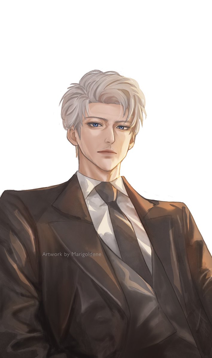 Inspired by <a href="/sashaa_art2/">sasha</a> (your papaleb art is really breathtakinggg 😭🙏🏻)  , this is what i imagine if Xavier could grow older (physically)

#LoveandDeepspace #Xavier #xavierfanart 
#恋与深空 #沈星回 #セイヤ #심성훈
