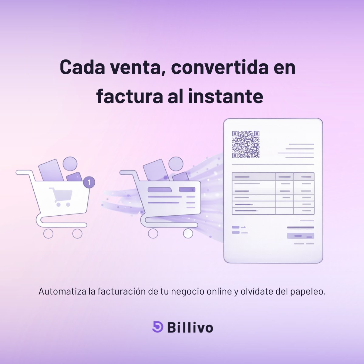 billivo_oficial's tweet photo. Cada venta 💲 → su factura. 🧾
Automáticamente.

Sin complicaciones.
Así debería ser siempre.

#FacturacionElectronica #Autonomos #Pymes #Billivo #VeriFactu https://t.co/VM8FQcqtra
