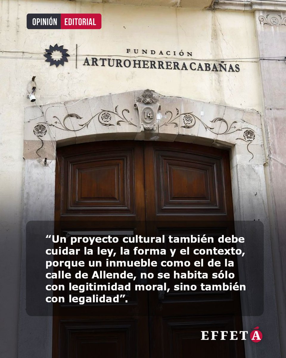 effetainfo's tweet image. #Editorial ⭕️ | La Fundación: entre la cultura y la ley

Sigue leyendo: effeta.info/?p=190763