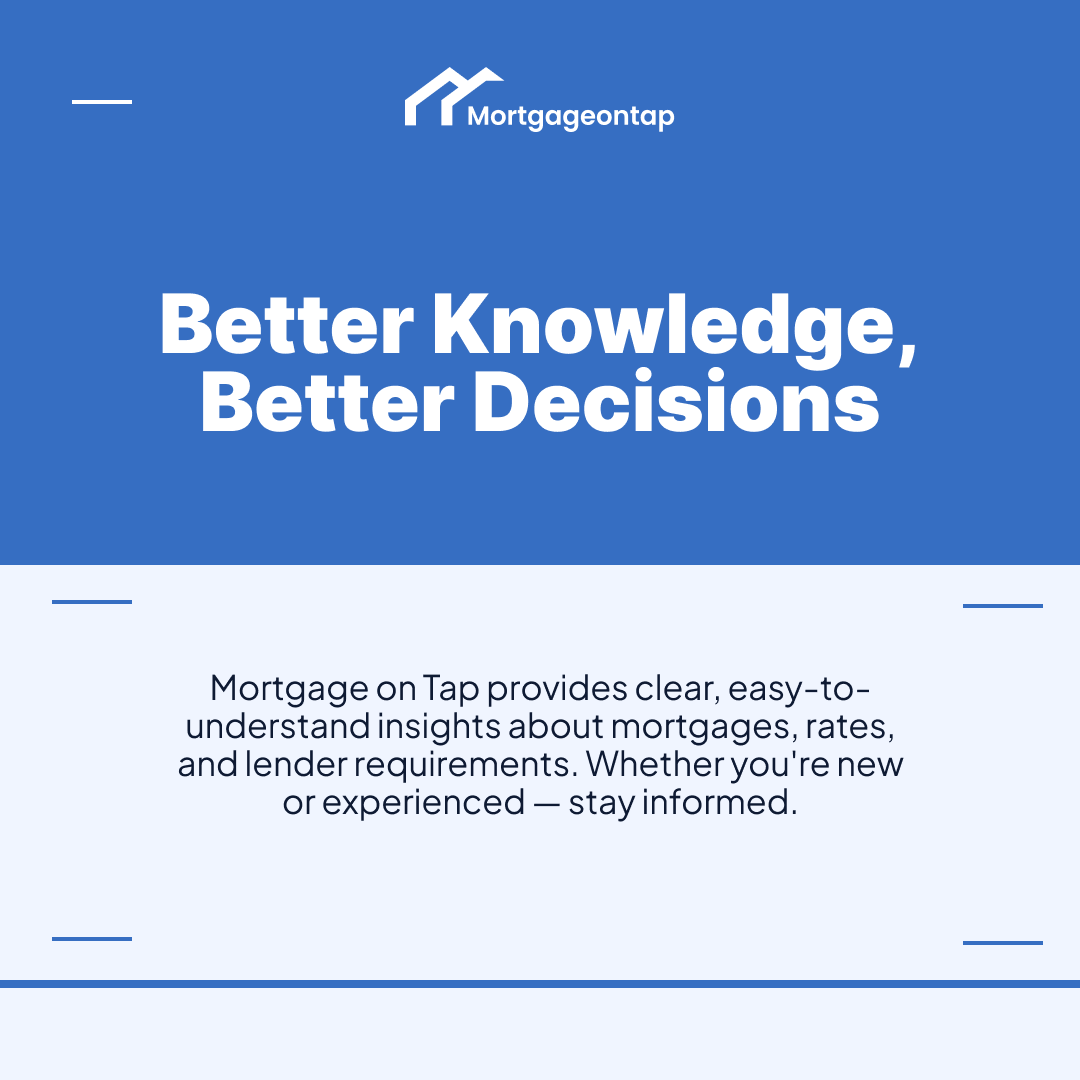 mortgageontap's tweet image. Mortgage on Tap provides clear, easy-to-understand insights about mortgages, rates, and lender requirements. Whether you're new to the property market or an experienced investor, the platform helps you stay informed and prepared.

#MortgageOnTap #MortgageInsights #HomeFinance