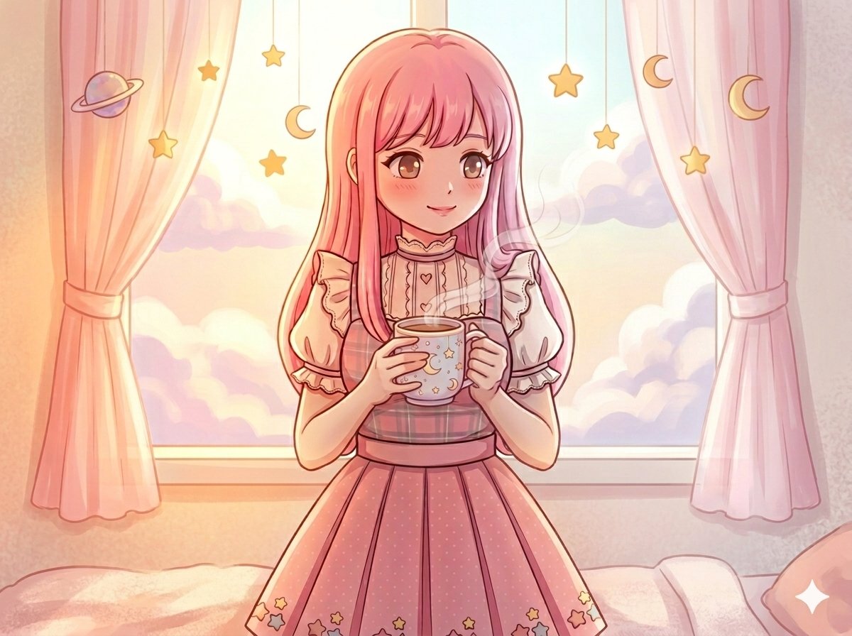 Lumi_Dreamscape's tweet image. GM! ☀️ Lumi is starting her day with some celestial brew. ☕✨
​Fresh energy, new goals, and a sky full of possibilities. Hope your morning is as bright as hers! 🌙🌙
​#NFTCommunity #GM #Lumi #Web3Art #OpenSea #Ethereum