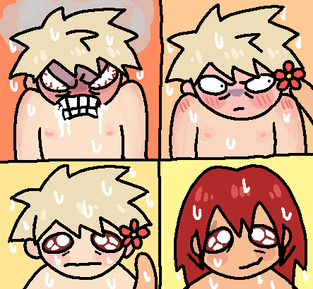 Flower/beach 🌸‼️🏖 
#krbkweek26 #kiribaku 

❤️: Look, this flowers look like you, Katsuki.
❤️: They're as beautiful as you
🧡💭: Those flowers look more like him than they do like me.