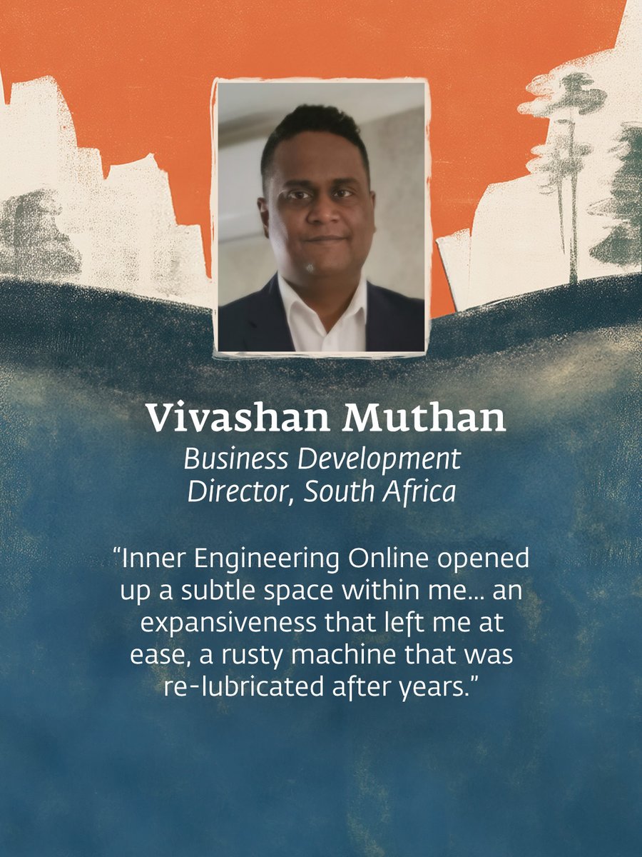 ishafoundation's tweet image. Here's what people are saying about Inner Engineering.
Register Now- sadhguru.org/ie