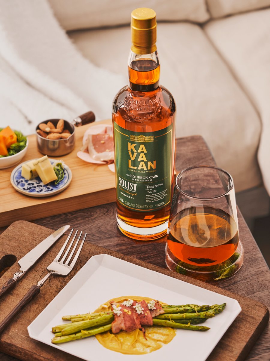 Some pairings surprise you. Kavalan Solist ex-Bourbon Cask is