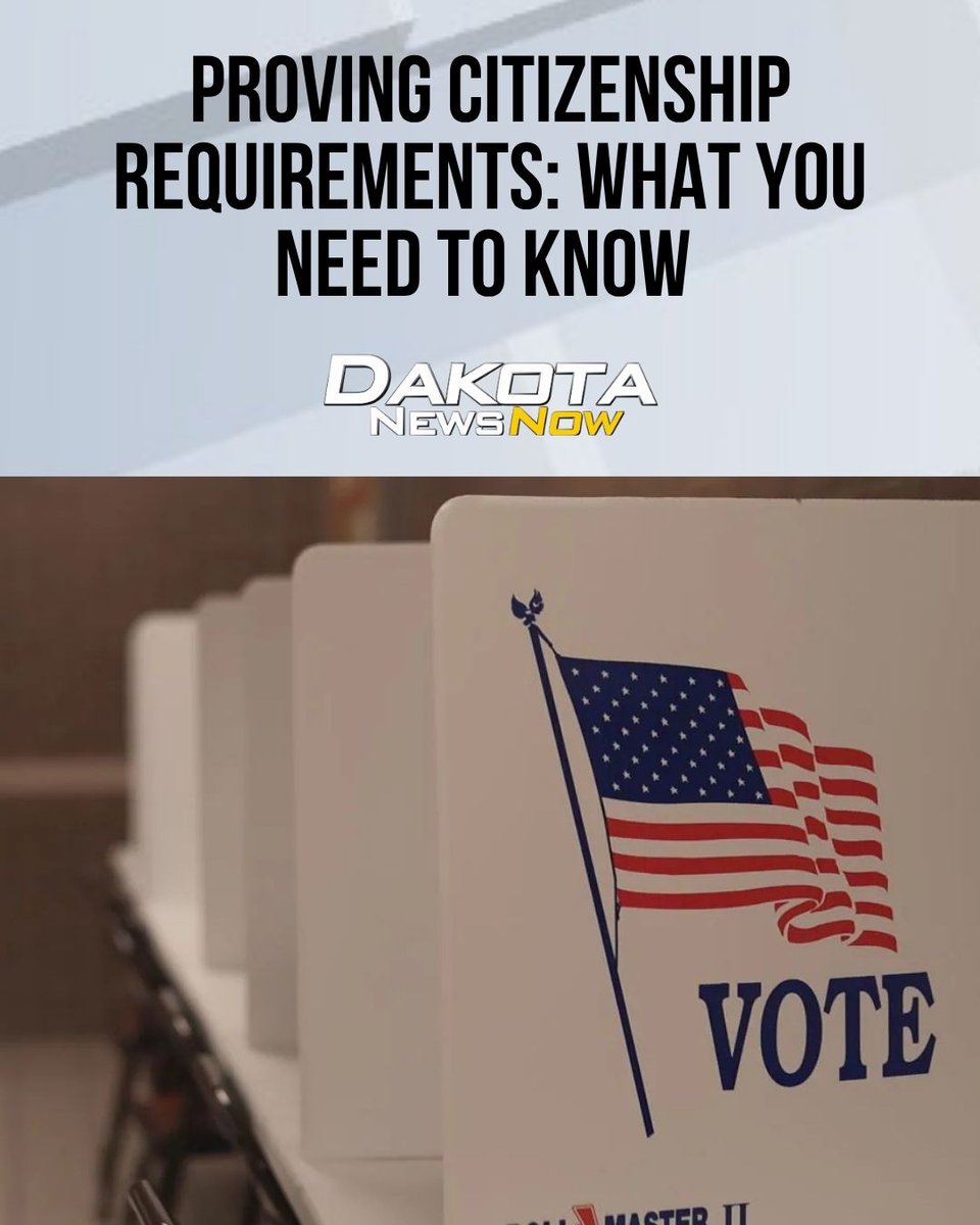 South Dakota driver’s license centers continue to navigate the law to indicate U.S. citizenship status on a license, permit, or ID card. Here's what you need to know. 

Story >> dakotanewsnow.com/2026/04/21/pro…