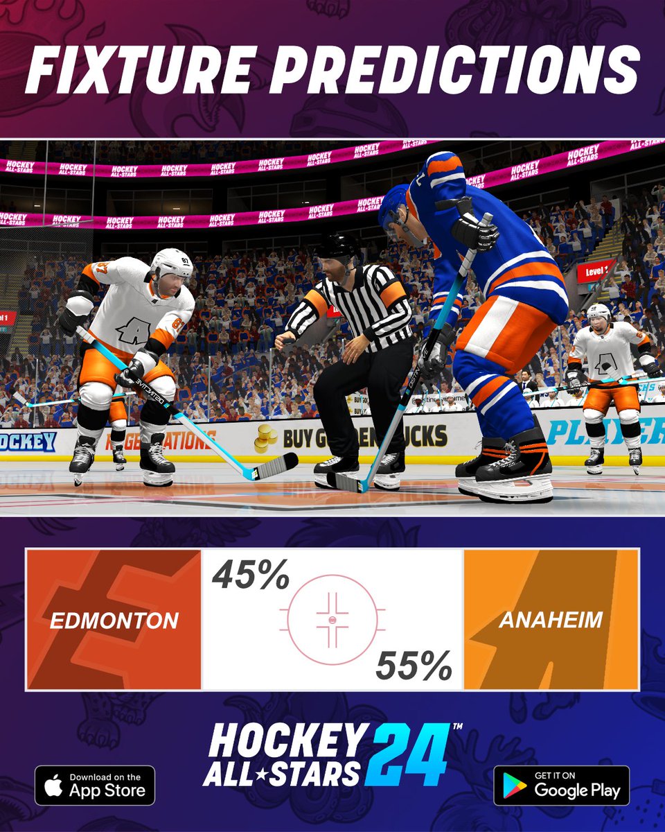 DistinctiveGame's tweet photo. 55/45 = we think Anaheim edges it…
but nobody’s comfortable saying it 💥
Play it out in Hockey All Stars 24.
#HockeyMemes #PuckDrop https://t.co/IEqFxHVJyX