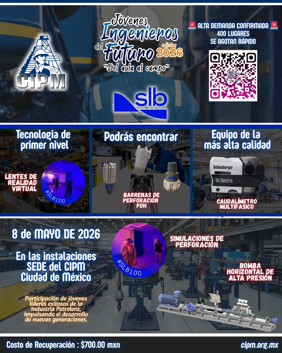 Colegio de Ingenieros Petroleros de México (CIPM) tweet media