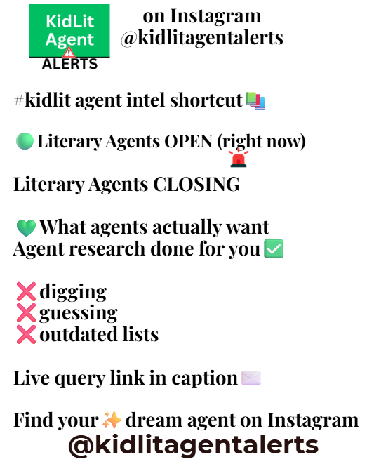 JamieNovak's tweet image. instagram.com/kidlitagentale… #kidlit #amquerying #mswl