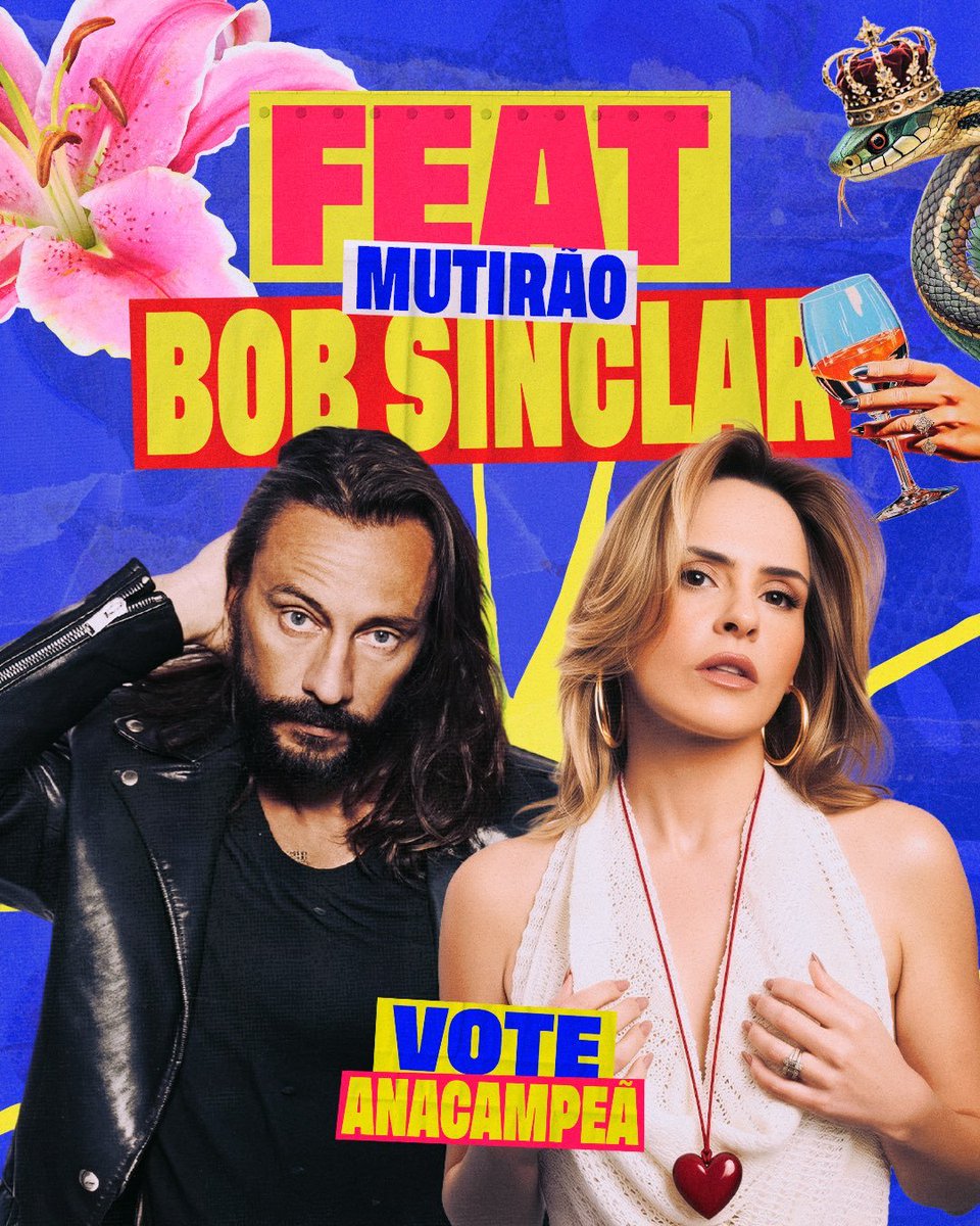 🔥Bob Sinclar, dono do hit 'World, Hold On', faz parceria de mutirão com perfil de Ana Paula Renault para reunir votos pra vitória da sister. #BBB26