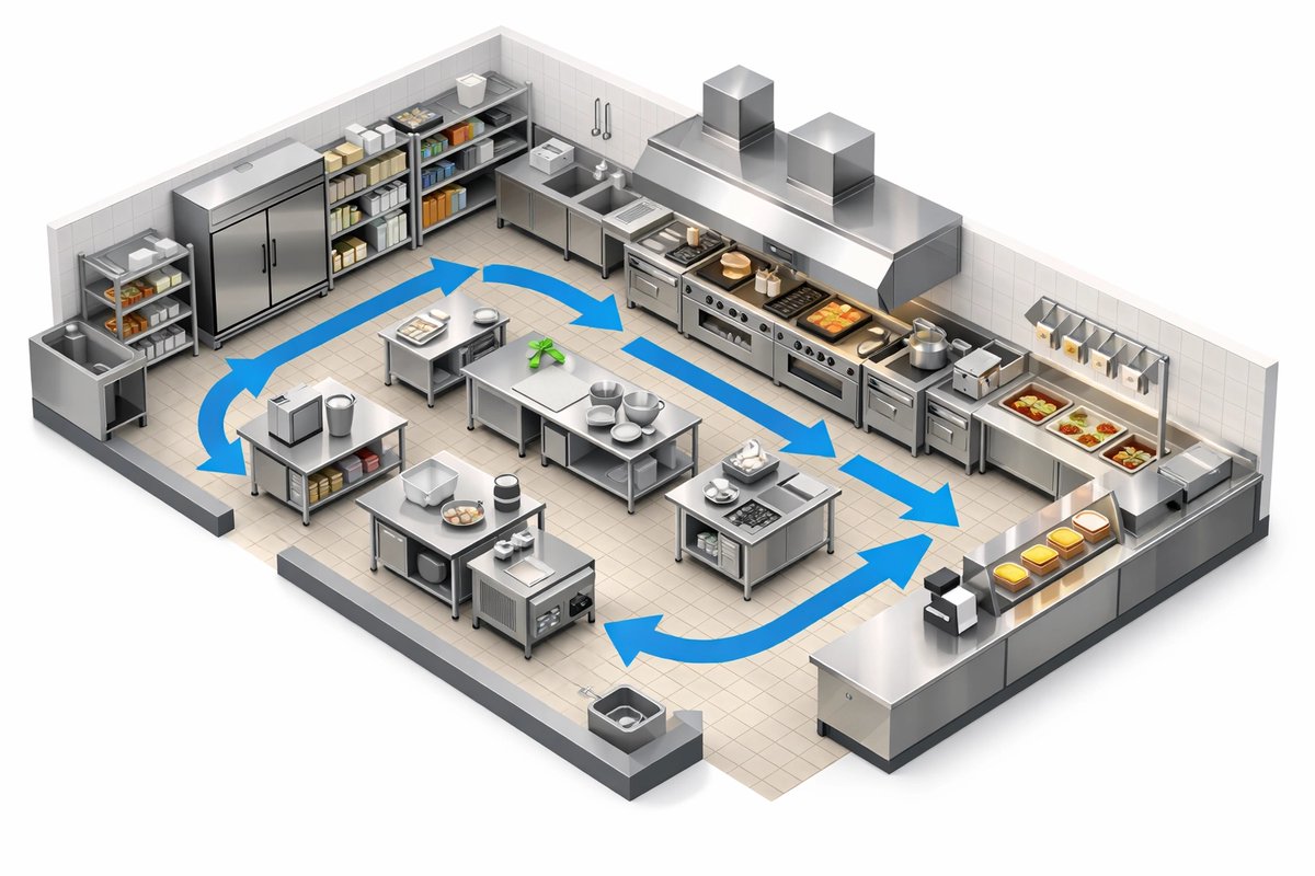 bk_tonyang's tweet image. Smart operators focus behind the swinging doors. 🚪 A BOH layout is the engine of your profit. What’s your biggest hidden workflow bottleneck?

Optimizing efficiency: anthoniang.com

#KitchenDesign #CommercialKitchen #ASCMKitchenPro