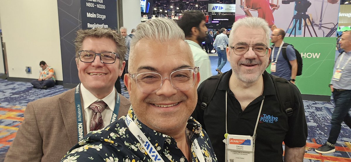chris_neto's tweet image. No shortage of #avtweeps at #NABshow 2026 on Day 2.