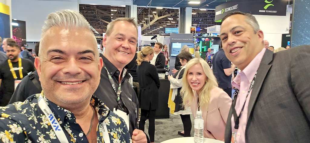 chris_neto's tweet image. No shortage of #avtweeps at #NABshow 2026 on Day 2.