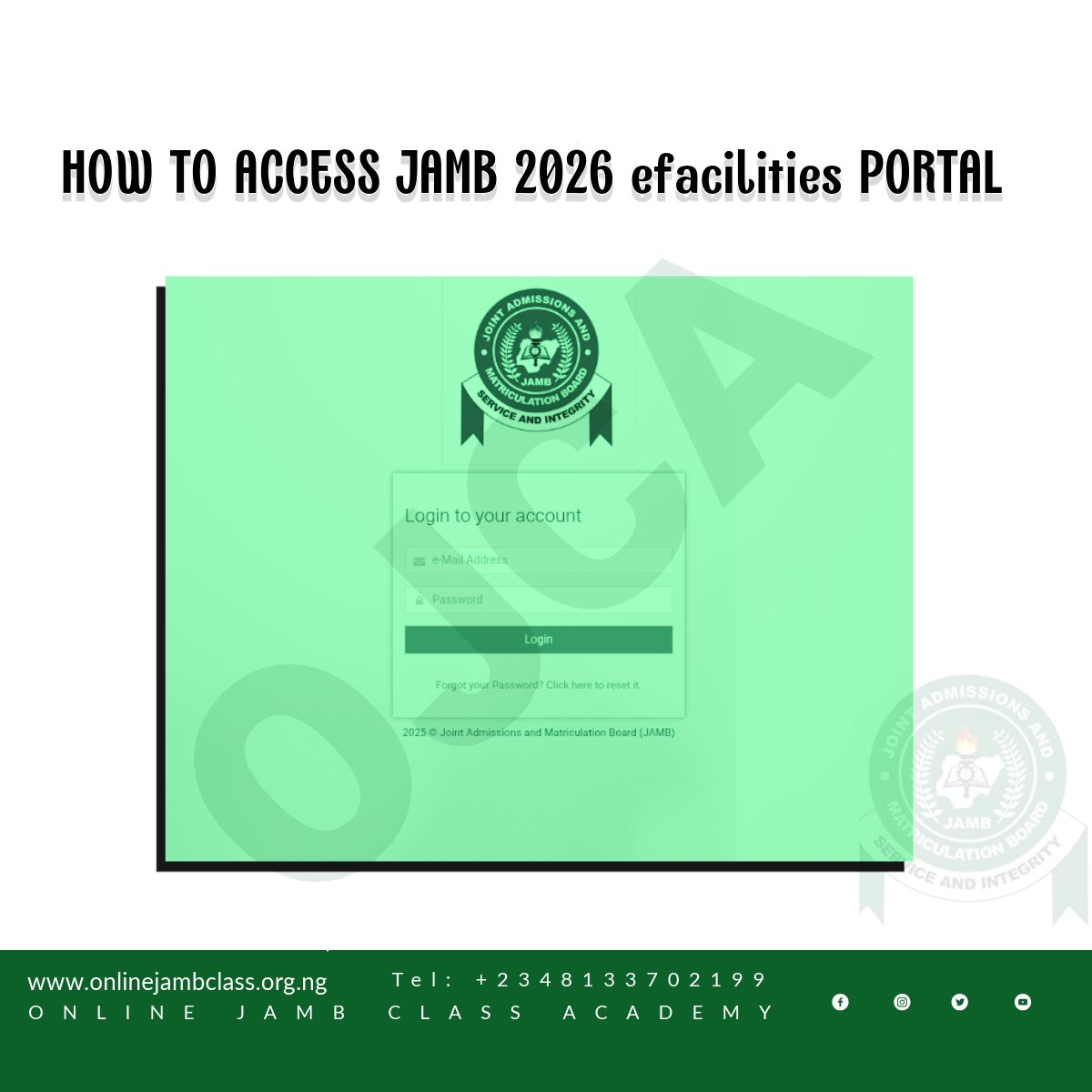 ONLINE JAMB CLASS ACADEMY tweet media