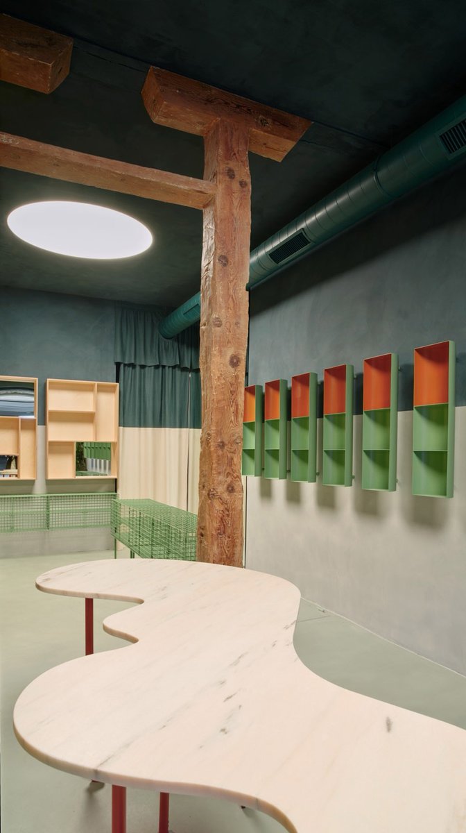 goooodofficial's tweet image. LACONICUM by KRESTA DESIGN
A Ritual Space of Material, Light and Scent
link：gooood.cn/laconicum-by-k…

photo by José Hevia / KRESTA DESIGN
#InteriorDesign #Madrid #Hospitality #CommercialArchitecture #Store