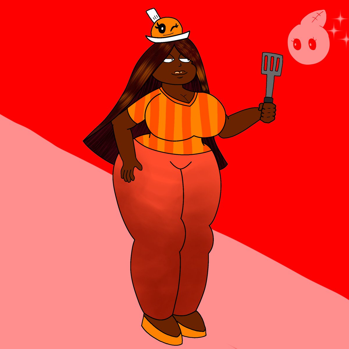 Rocky_artist00's tweet image. Meet the two chefs of Orange Hills breakfast and coffee shop. Belle and the "chef"
#art #orange #comic #vibrant