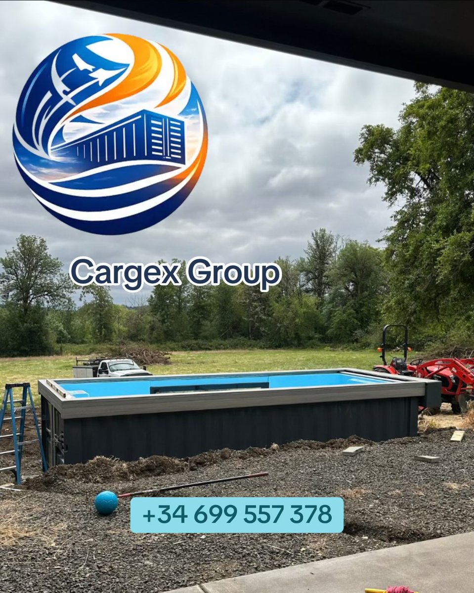 CargexGroup's tweet image. VOTRE PISCINE CONTENEUR À 6500€ !🌊
Le luxe tout inclus :
✅ Piscine 6m x 2,44m
✅ Couverture automatique 🔒
✅ Livraison &amp;amp; Installation incluses
🇪🇺 Partout en Europe !
Design industriel, hublot vitré et pose ultra rapide. 🏊‍♂️☀️
📩 Infos en DM !
#PiscineConteneur #Luxe #Europe