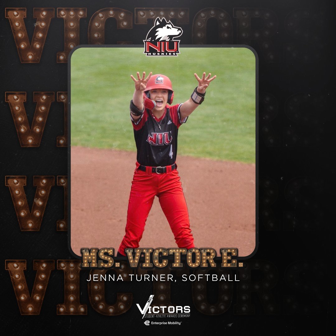 Congratulations to our Mr. and Ms. Victor E winners, Jenna Turner of <a href="/NIUSoftball/">NIU Softball</a> and Devon Dawson of <a href="/NIUWrestling/">NIU Wrestling</a>