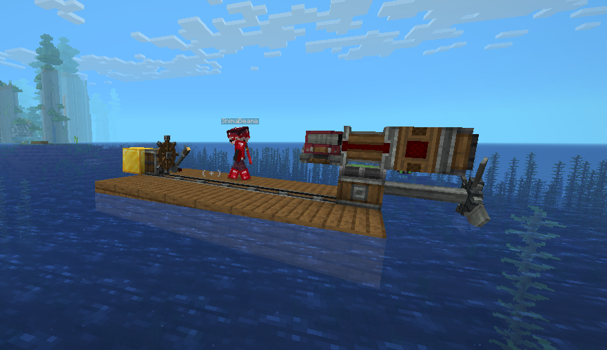 TPuppyShima's tweet image. Create Aeronautics how it started vs how it's going .
Loving this mod
#create #minecraft