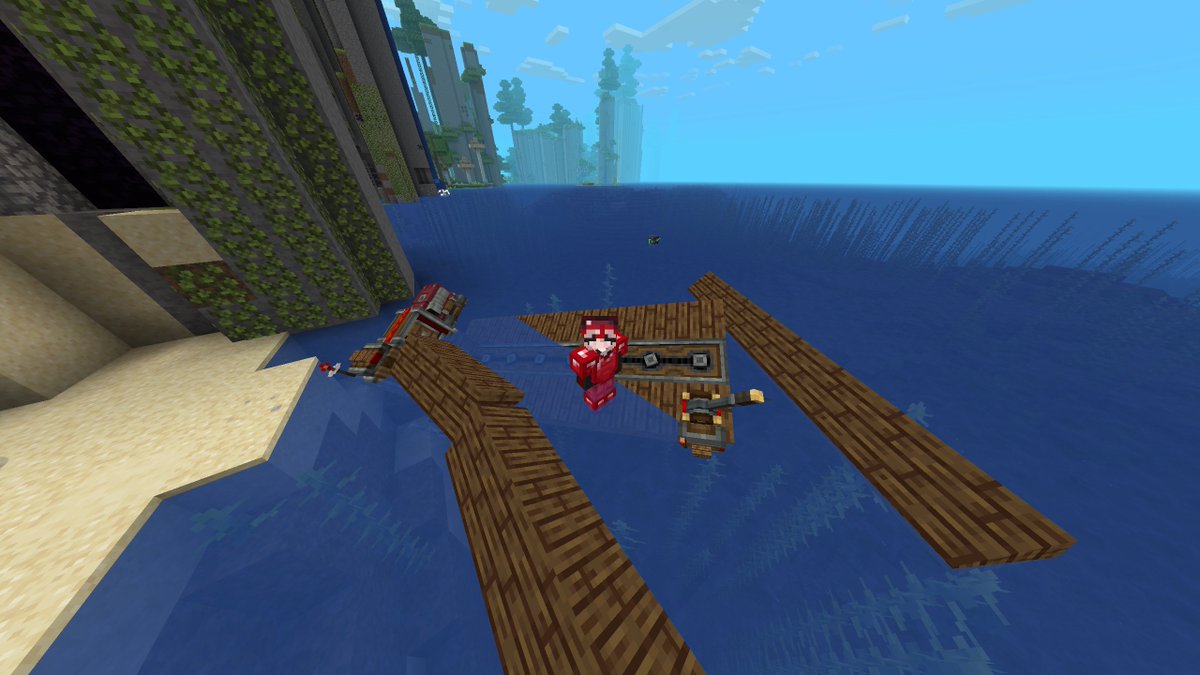 TPuppyShima's tweet image. Create Aeronautics how it started vs how it's going .
Loving this mod
#create #minecraft