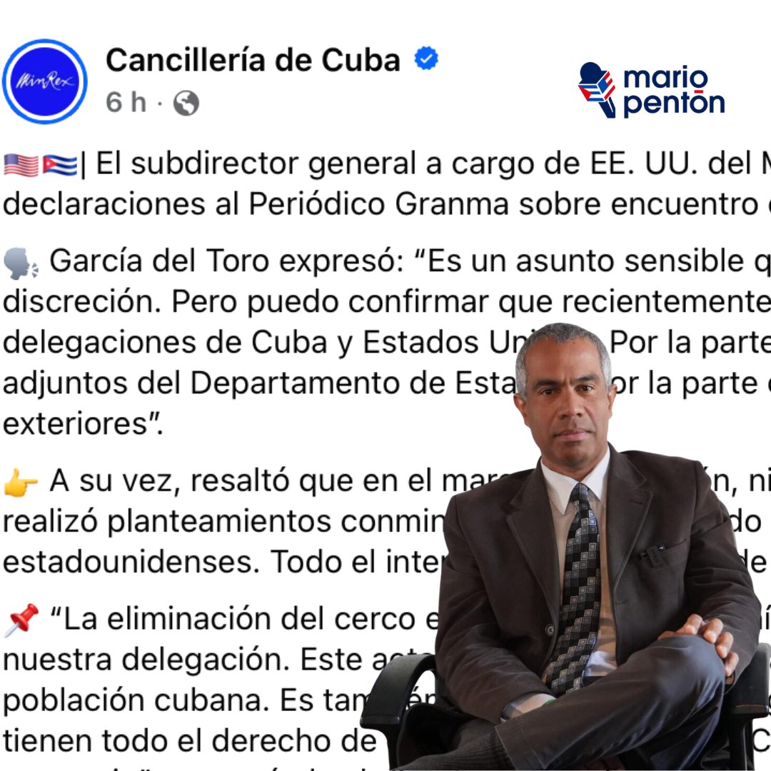 Mario J. Pentón tweet media