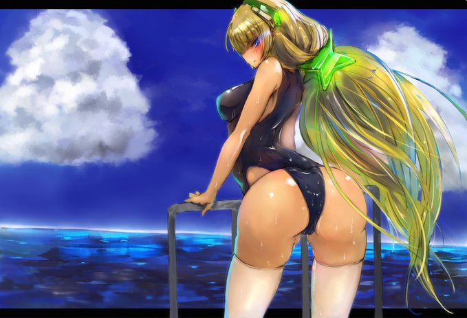 #なんの脈絡もなく水着イラストを再掲して最近フォローしてくれたフォロワーを怖がらせましょう 