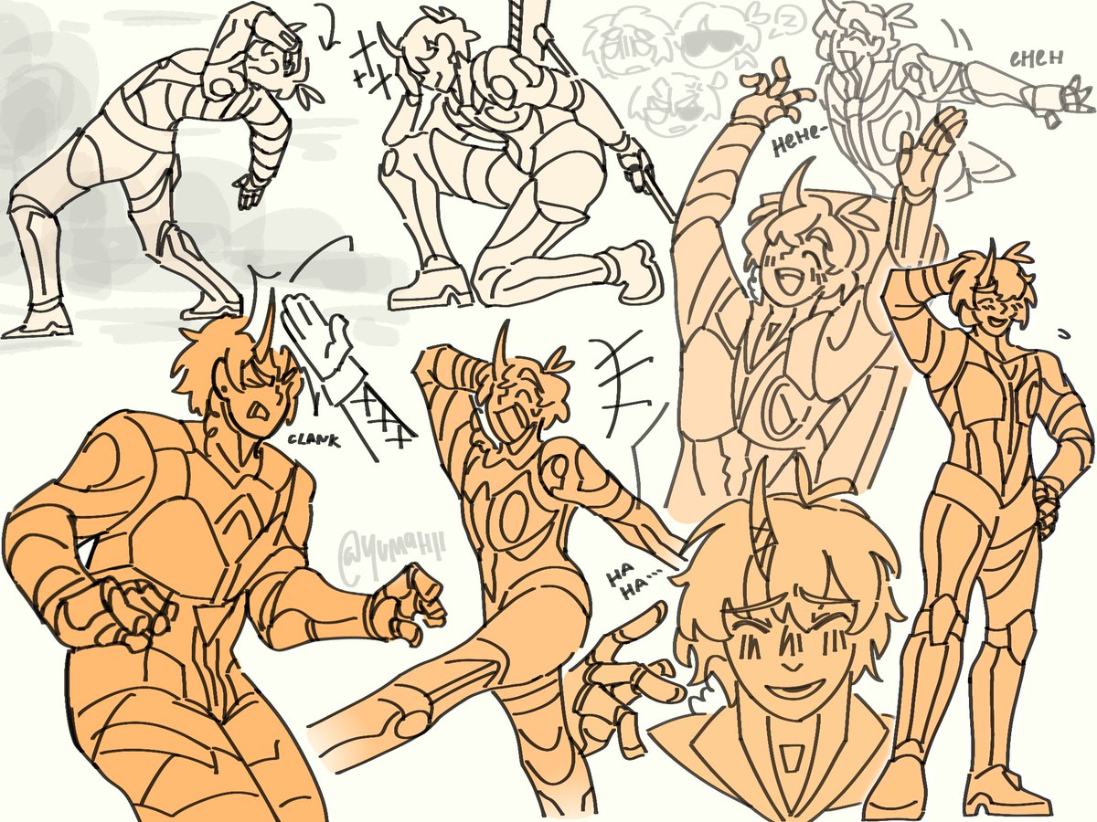oh kamui aeternion PV... redrew some of his poses