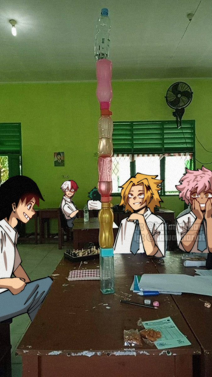 #bakusquad as #mhalokalau again ft jmok kesayangan gw

 #mhafanart #bnhafanart #kiribaku