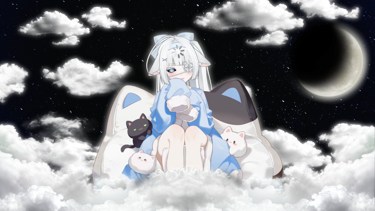 UpiaVT's tweet photo. Im making a non model version soon. Hope you enjoy.

Model credits: @/senmaku_  and a few model editors (Fang edit from the sisters server)

@/XiaoFaDuoSYS for the cute comfy blanket (I made blue) https://t.co/3DPYYdwXyo