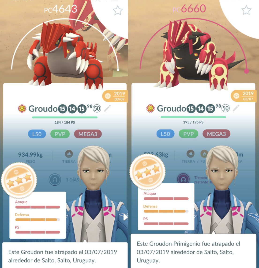 aguu_blanco's tweet image. Sólo me costó siete años pero llegué a los 296 XL. #MaxOutMonday para este “pequeñín” 🤩

#PokemonGO