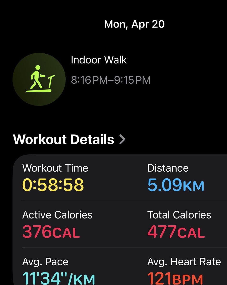 itsme_krrishm's tweet image. 5 KMs walk -  Day110  ✅ Done 

#WalkingChallenge2026 
#FitnessChallenge2026 
#FitnessGoals