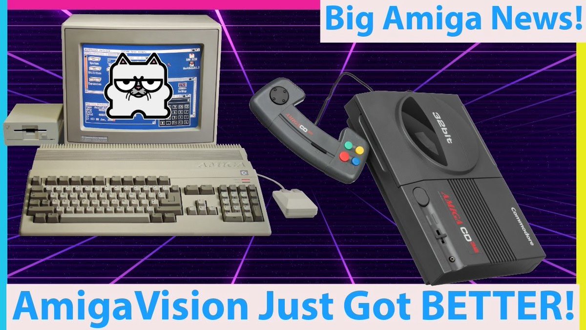 VEsoterica's tweet image. AmigaVision gets a big update! And that’s not too shabby! (Vid in reply) #amiga #retrogames