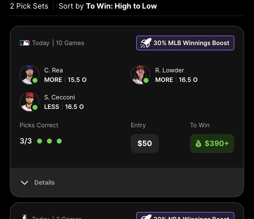 GoodBoyDFS's tweet image. Pick 6 DFS cash 💰

30% profit boost + +EV lines = built-in edge before lineups even lock.

This isn’t about getting lucky… it’s about stacking advantages.

That’s how bankroll grows.

Comment or message to join the FREEEE discord. 

#dfs #evbetting #pick6 #Gambling𝕏