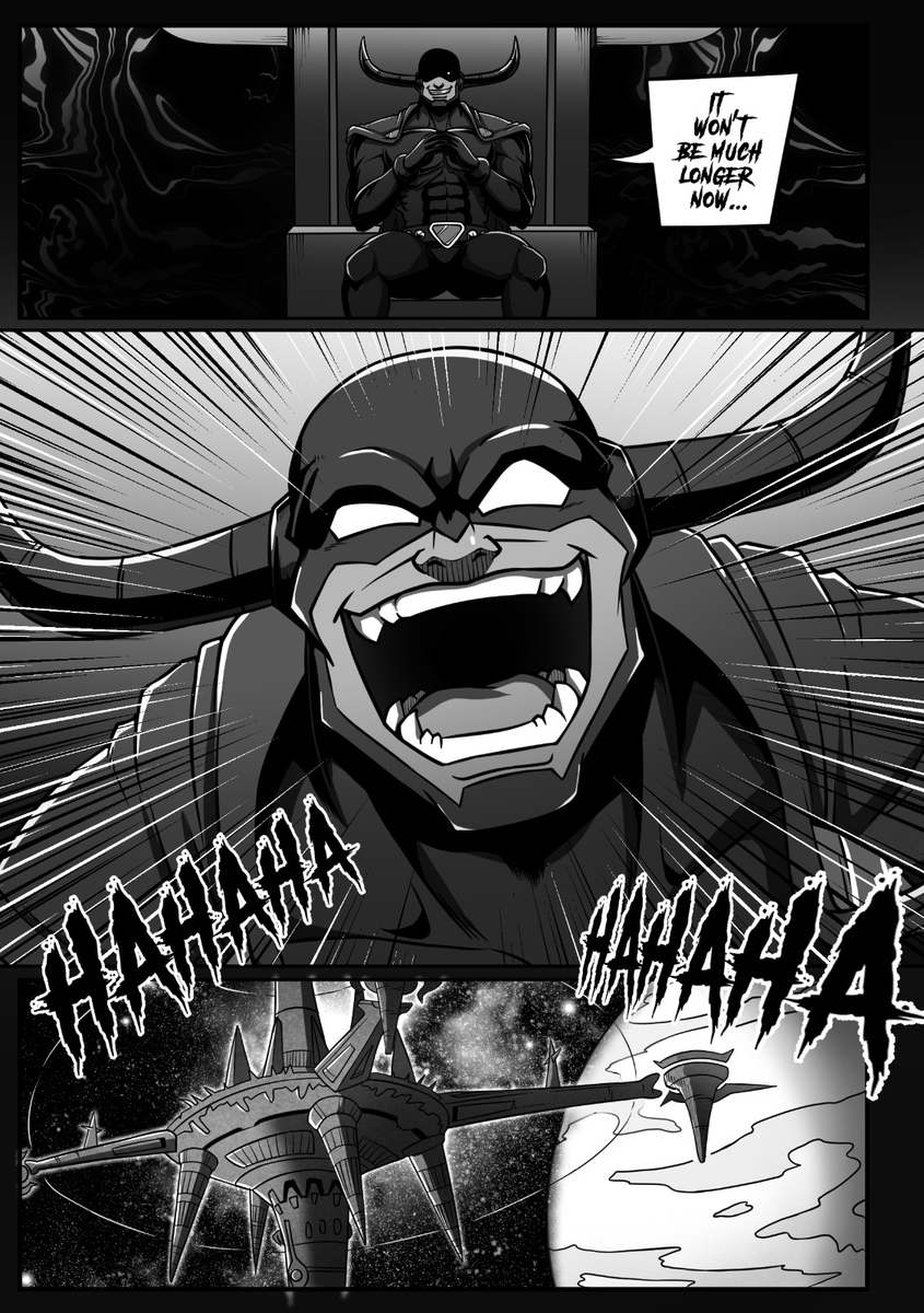 FalconM07's tweet photo. Chapter six of my comic 
#HunterFFormulaZeroGrandPrix2559 is approaching the finish line. If you haven't seen the first 5 chapters, you can catch them on webtoons. Link is in bio.

"It won't be much longer now..."
#FZERO #BlackShadow #CaptainFalcon #HunterF https://t.co/20lxZB4YMM