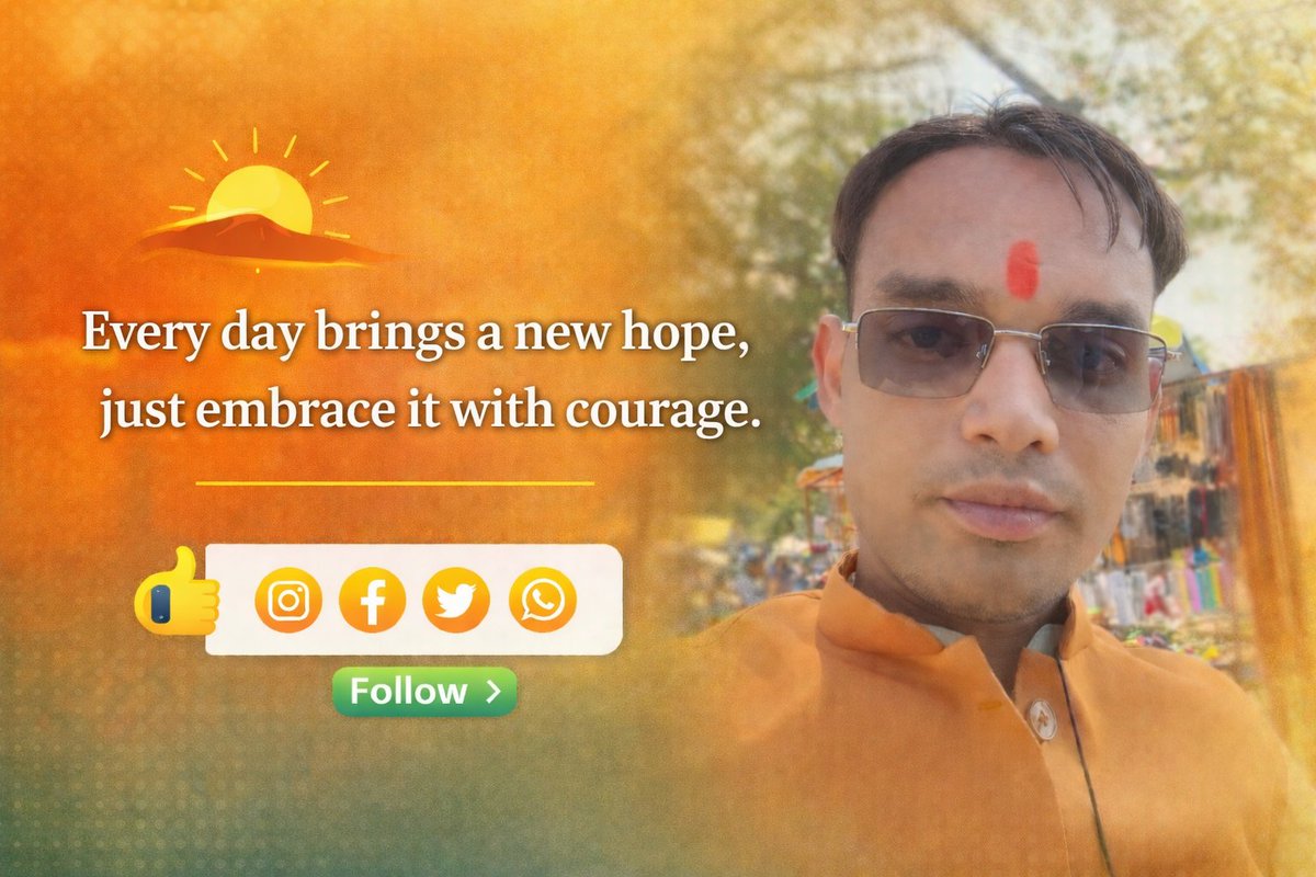 PankajG5029679's tweet image. Every day brings a new hope—embrace it with courage.

#NewDay #Hope #Courage #Motivation #PositiveVibes