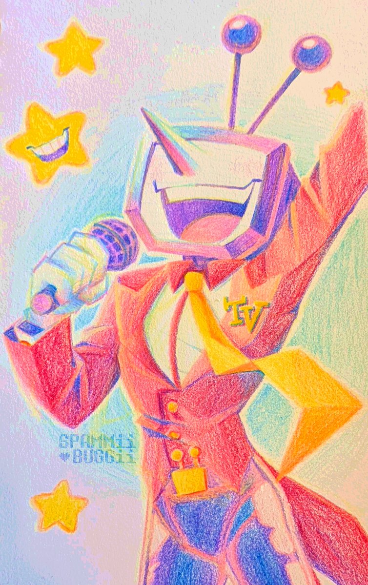 made a tenners with colored pencils! 💫