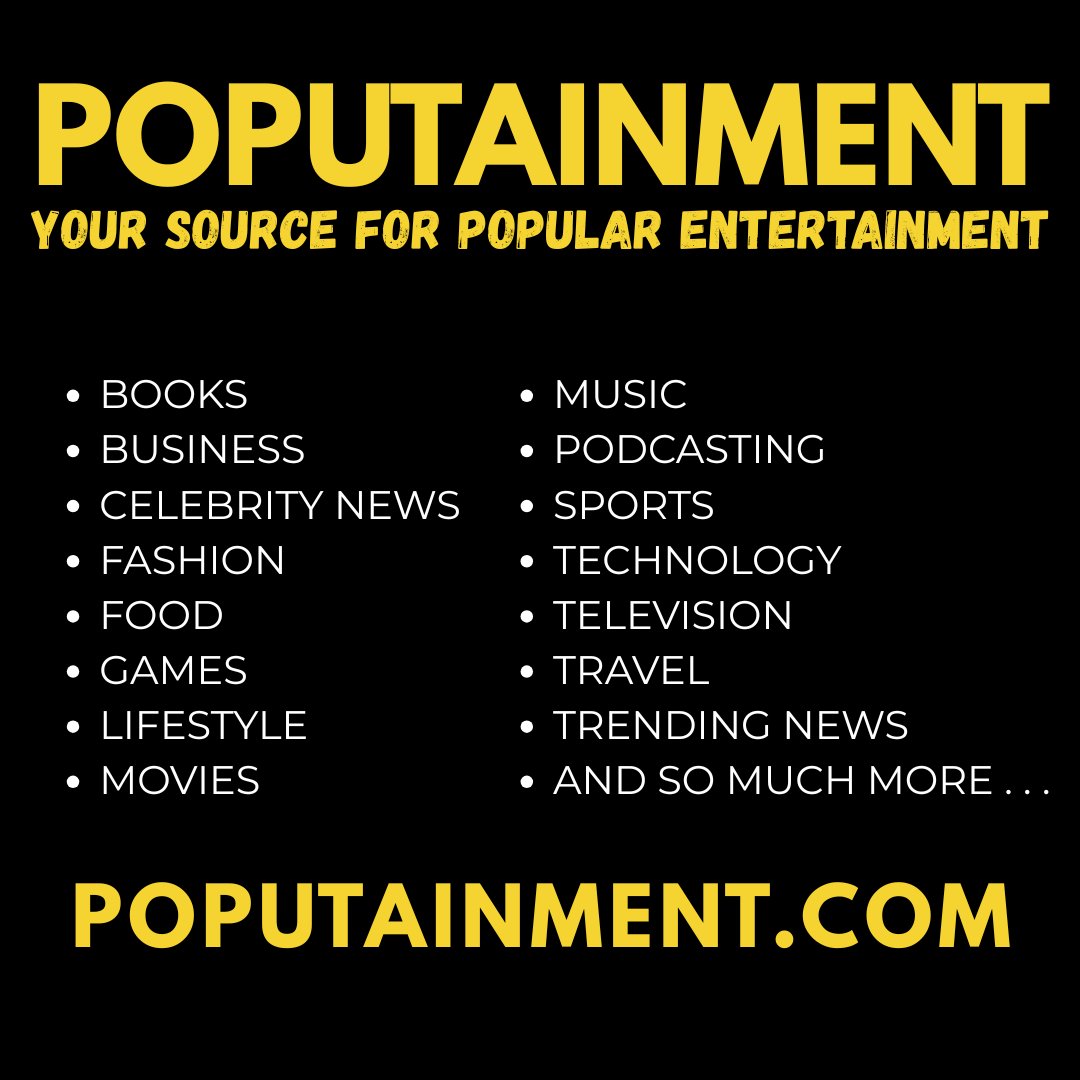 poputainment's tweet image. Discover the best in popular #entertainment at poputainment.com

#movies #music #games #trendingnews #celebritynews #books