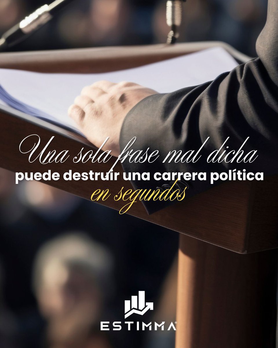 EstimmaMx's tweet photo. Una frase mal dicha puede destruir una carrera política.

Síguenos en nuestro canal 📱 de WhatsApp: https://t.co/2aXf9vxQVA
•
•
#Estimma #encuestas #comunicaciónpolítica #marketingpolítico https://t.co/qRLHI7RkZZ