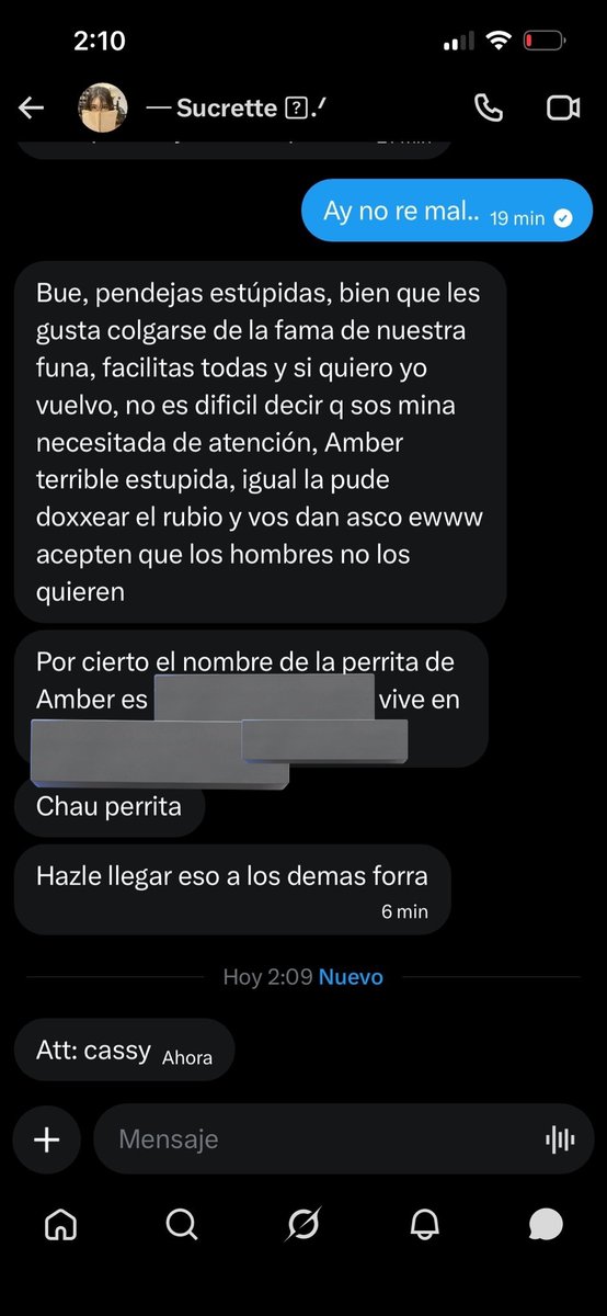 carelloswife's tweet photo. aquí con las misoginadas cdm el saco de wea de primera de la sucrette le habla a la Iris, diciéndole toda esta mierda y finalizando con una firma pedorra donde afirma ser castiel 🫩🫩 https://t.co/DccBUyfHqY