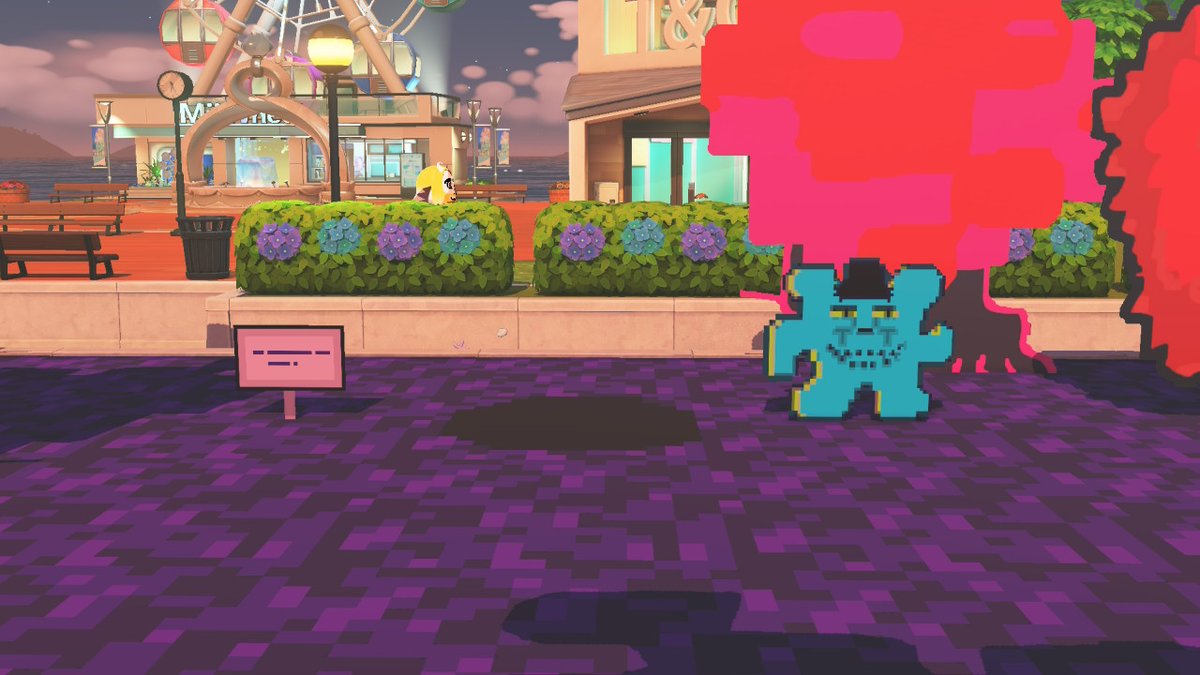 hey kid.. ya wanna buy a tutorial? it's only 50 mii dollars.

i felt like this area on my island was incomplete without jigsaw joe