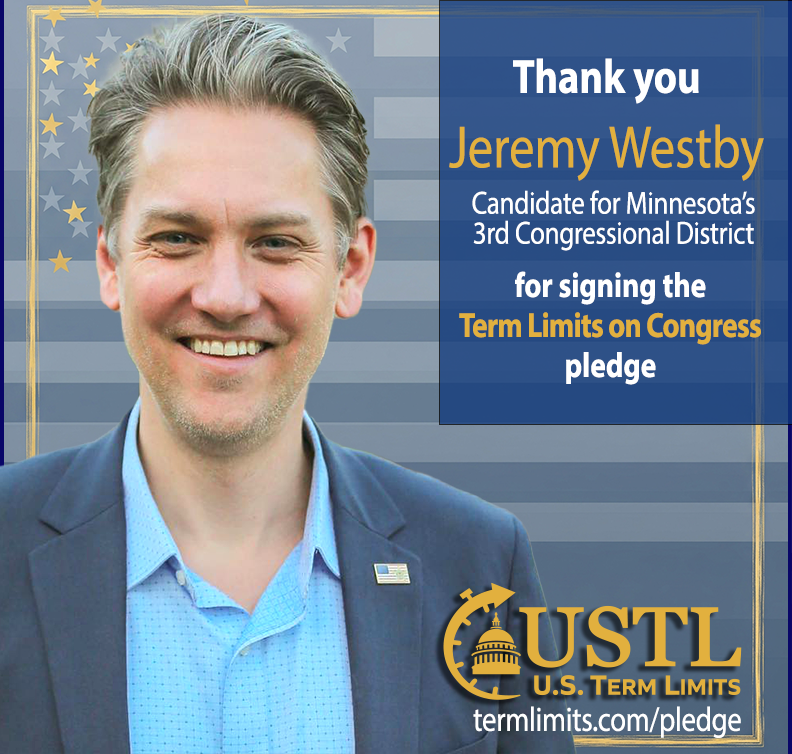 USTermLimits's tweet image. Thank you @westby4congress for signing the #termlimits on Congress pledge. termlimits.com/wp-content/upl…
