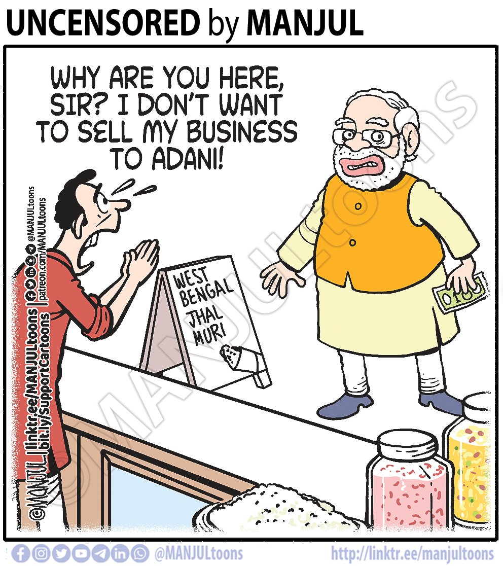 MANJULtoons's tweet image. #cartoon #JhalMuri Linktr.ee/MANJULtoons