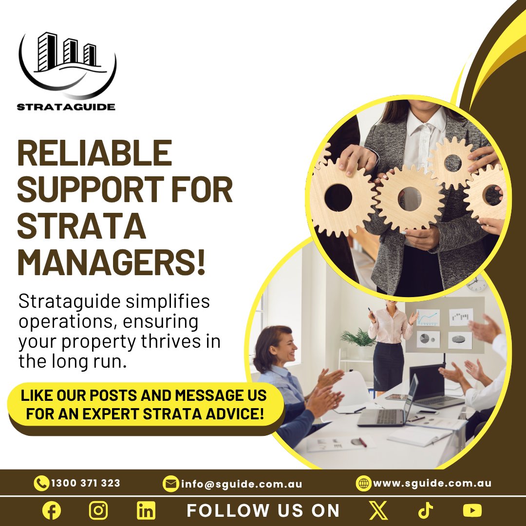 StrataGuide's tweet photo. Reliable strata support keeps operations smooth and properties thriving. Strataguide helps simplify workflows for long-term success.

#StrataManagement #PropertyManagement #StrataSupport #RealEstate https://t.co/NjfS4WwUnX