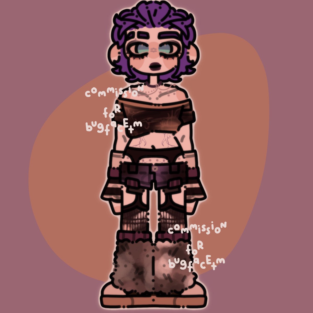 spidvvro's tweet image. finished my first ever vgen commission !! ⭐️ 

#VGen #commissionsopen #artmoots