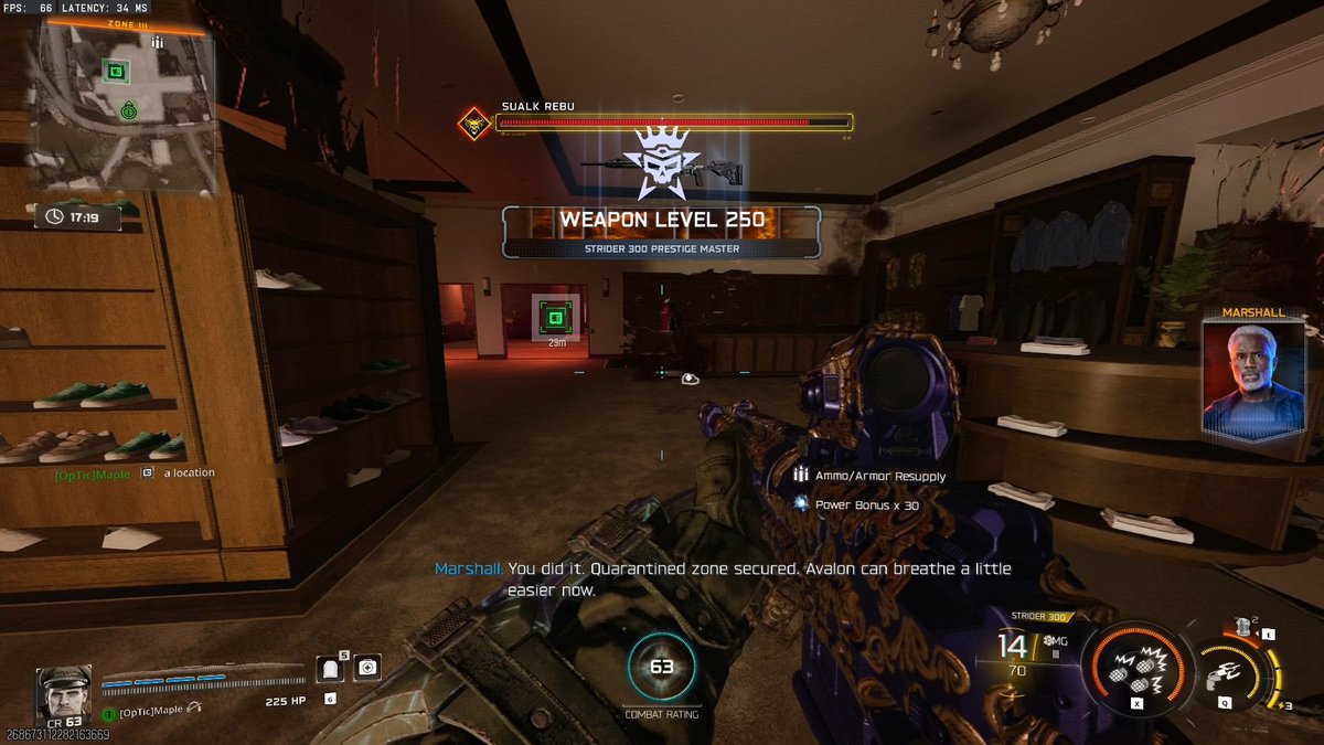 Maple_774's tweet image. Vivid Wave unlocked! Never doing this with a sniper again

Started today at Weapon lvl 69, 8 hours later I finally got to 250. I've forgotten what life is like outside Zone 3

Also ended today at Master Prestige Level 69, it comes full circle

#CallofDuty #BlackOps7 #BO7 #Zombies