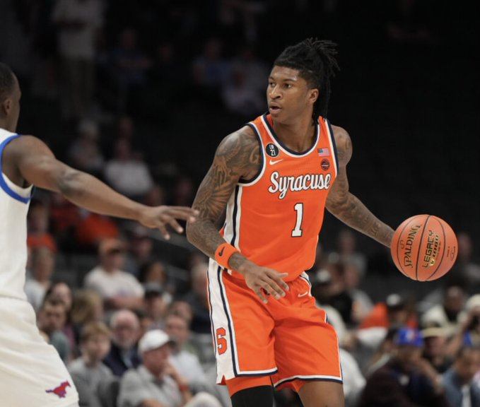 jeffborzello's tweet image. NEWS: Syracuse transfer Donnie Freeman has committed to St. John's, sources told ESPN. One of the best players left in the portal, Freeman averaged 16.5 points and 7.2 rebounds this past season, earning honorable mention All-ACC honors. Big pickup for Rick Pitino.